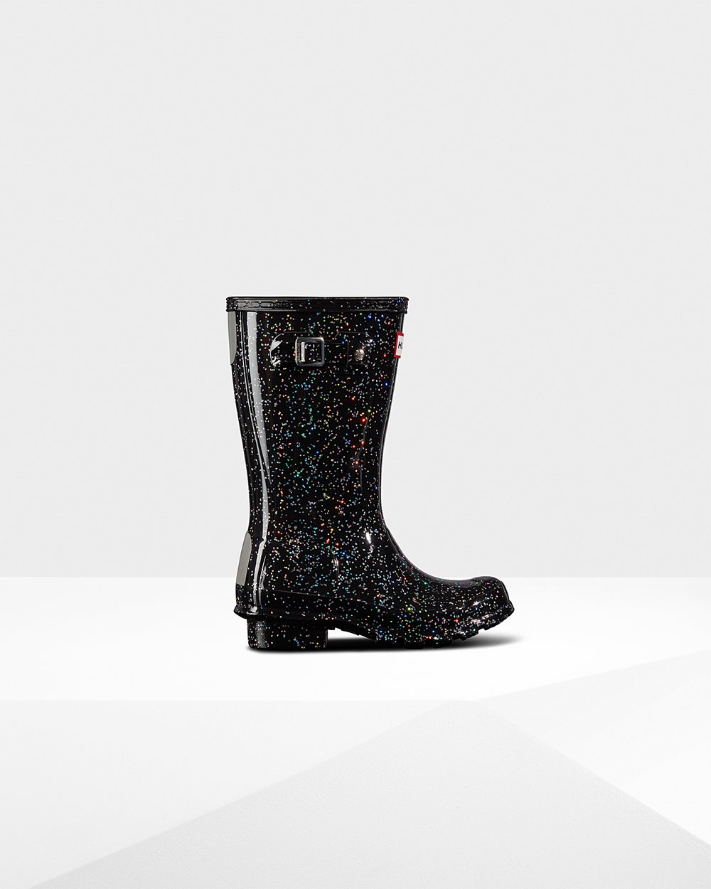 Hunter Original Big Giant Glitter Rain Boots - For Sale Cheap Kids Black - PQDRMO298